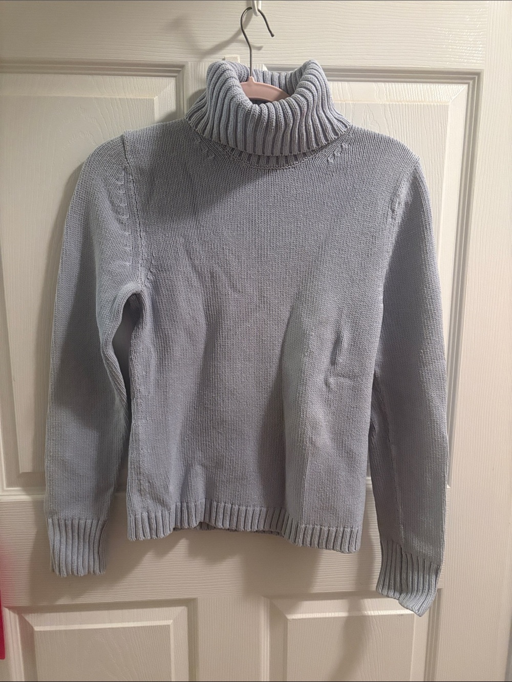 Banana Republic Turtleneck Sweater Baby Blue Size M